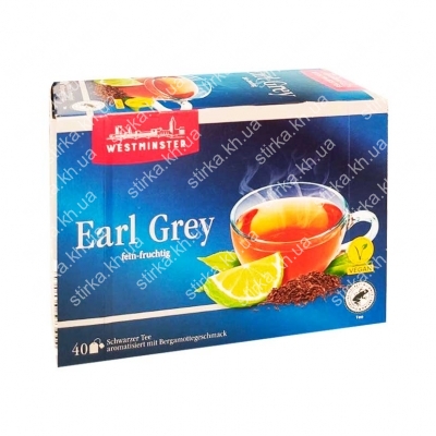 Чорний чай Westminster Earl Grey 70 г, Німеччина