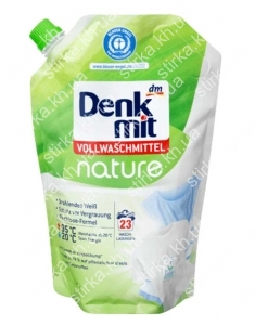 Гель Denkmit Nature для белого текстиля 1,265 л, Германия