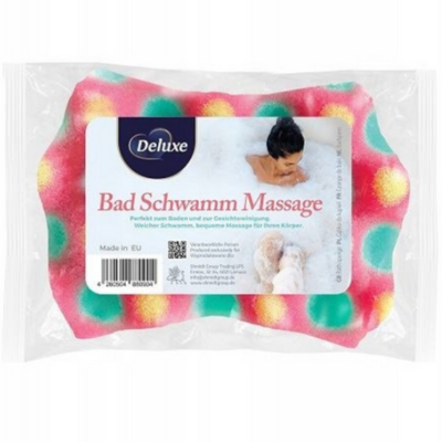 Губка для купання з ефектом масажу Deluxe Dusch Massage , Німеччина