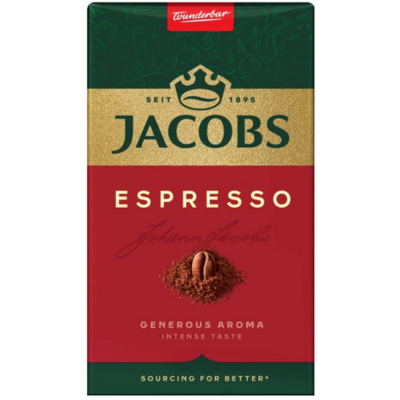 Кава мелена Jacobs Espresso230 г, Нідерланди