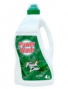 Кондиціонер для білизни Power Wash Fresh Dew 4 л, Польща