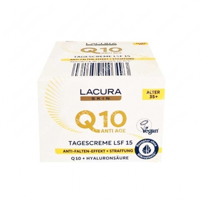 Крем для обличчя Lacura Anti Age Q10 LSF 15 денний 50 мл, Німеччина