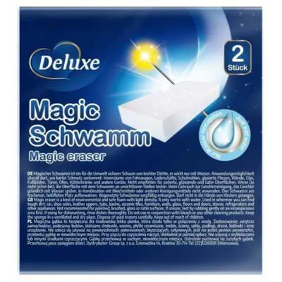 Меламінові губки Deluxe Magic Schwamm 2 шт, Німеччина