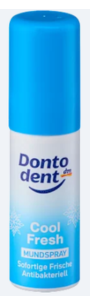 Освіжуючий спрей для рота Dontodent Cool Fresh 15 мл, Німеччина
