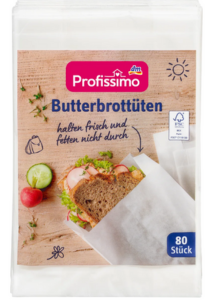 Пакети для бутербродів Profissimo, 80 шт Німеччина