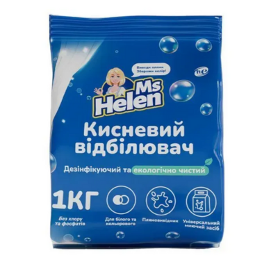 Порошок Відбілювач кисневий Ms Helen 1 кг Німеччина