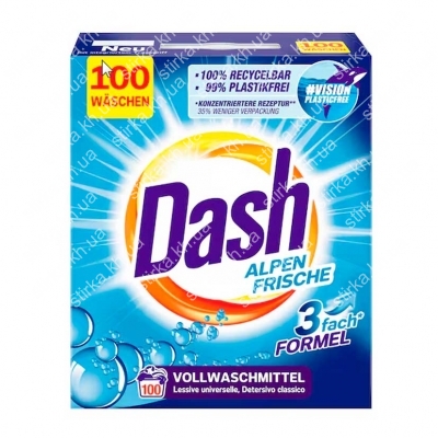 Пральний порошок Dash Alpen Frische Universal 6 кг, Німеччина