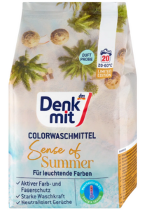 Пральний порошок Denkmit Sense of Summer для кольорового 1,35 кг Німеччина