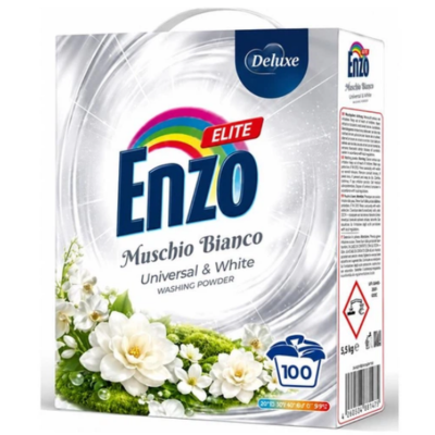 Пральний порошок Enzo Elite Muschio Bianco 5,5 кг Німеччина 