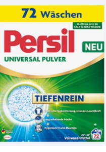 Пральний порошок Persil Tiefenrein Universal 3.96 кг, Німеччина