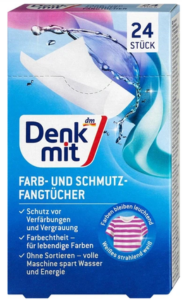 Серветки проти линяння для кольорової білизни Denkmit, 24 шт., Німеччина