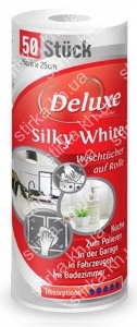 Серветки в рулоні Deluxe Silky White 50 шт., Німеччина