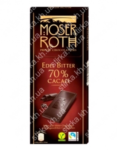 Шоколад Moser Roth 70 відсотків какао 125 г, Німеччина