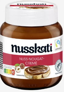 Шоколадна паста Nuss-Nougat-Creme, 400 г, Німеччина