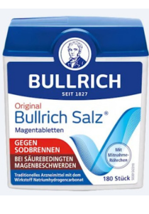 Таблетки від печії Bullrich Salt Origina 180 шт, Німеччина