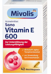 Вітамін Е 600 Mivolis 42 шт., Німеччина