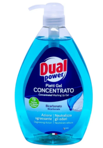 Засіб для посуду Dual Power Бікарбонат 1 л, Італія