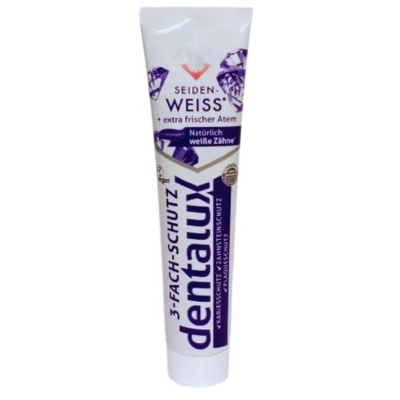 Зубна паста Dentalux Complex Seiden Weiss 125 мл, Німеччина
