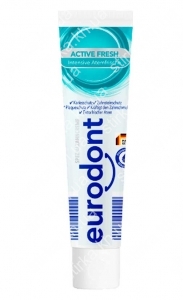 Зубна паста Eurodont Active Fresh 125 мл, Німеччина