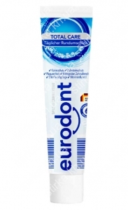 Зубна паста Eurodont Total Care 125 мл, Німеччина